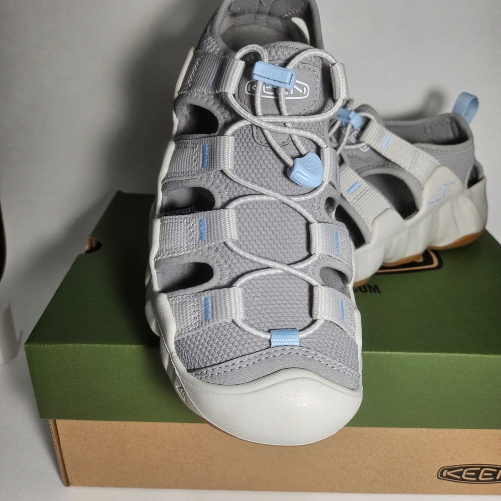 KEEN Hyperport H2 Women 9.5 Alloy Skyway Grey Blue Hiking Water Sandals NWOT